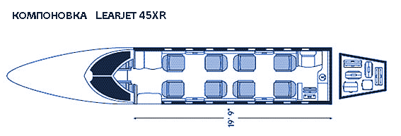 самолет Learjet 45 / XR